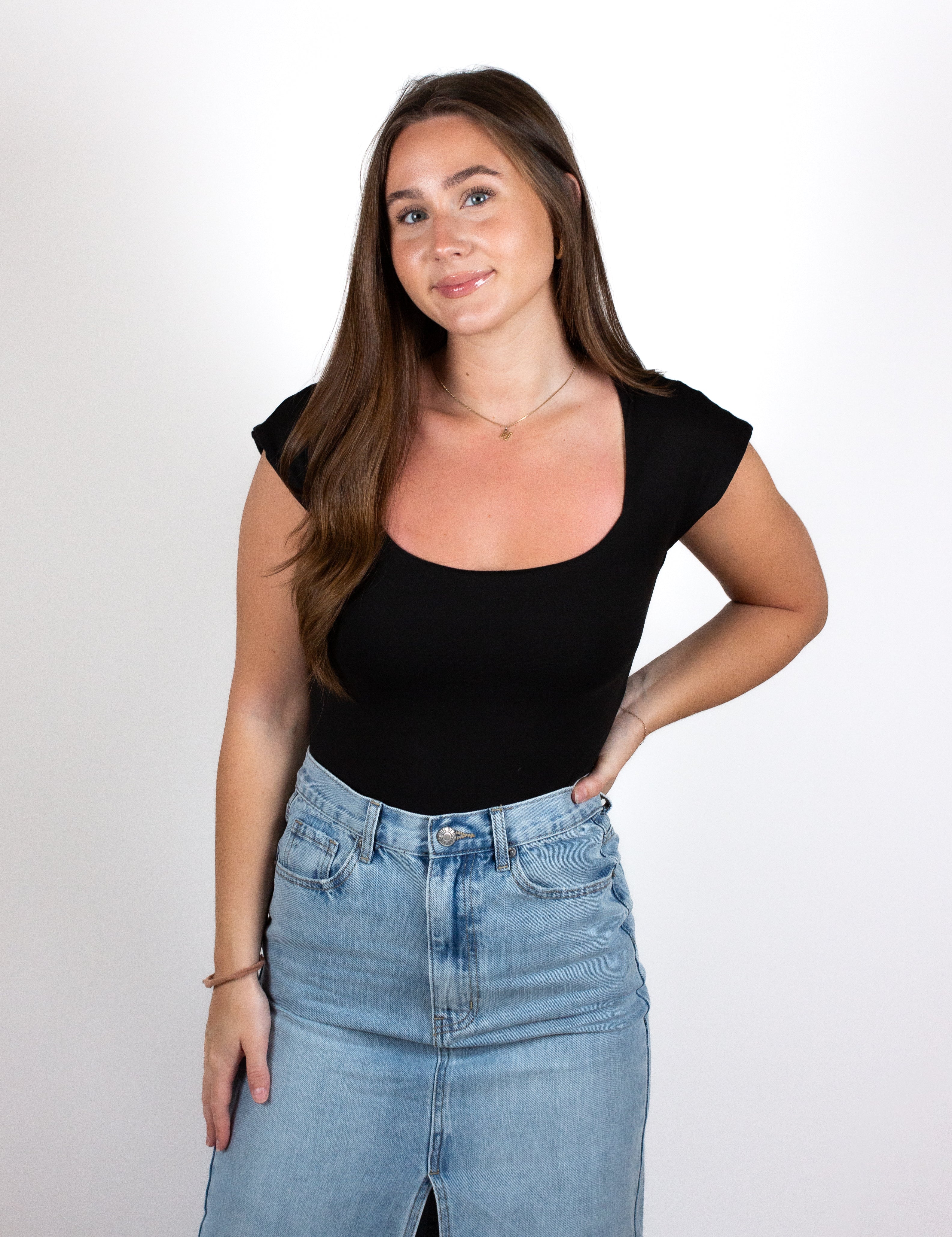 The Seamless Short-Sleeve Bodysuit