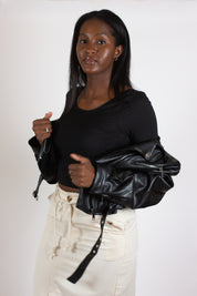 The Cropped Leather Jacket
