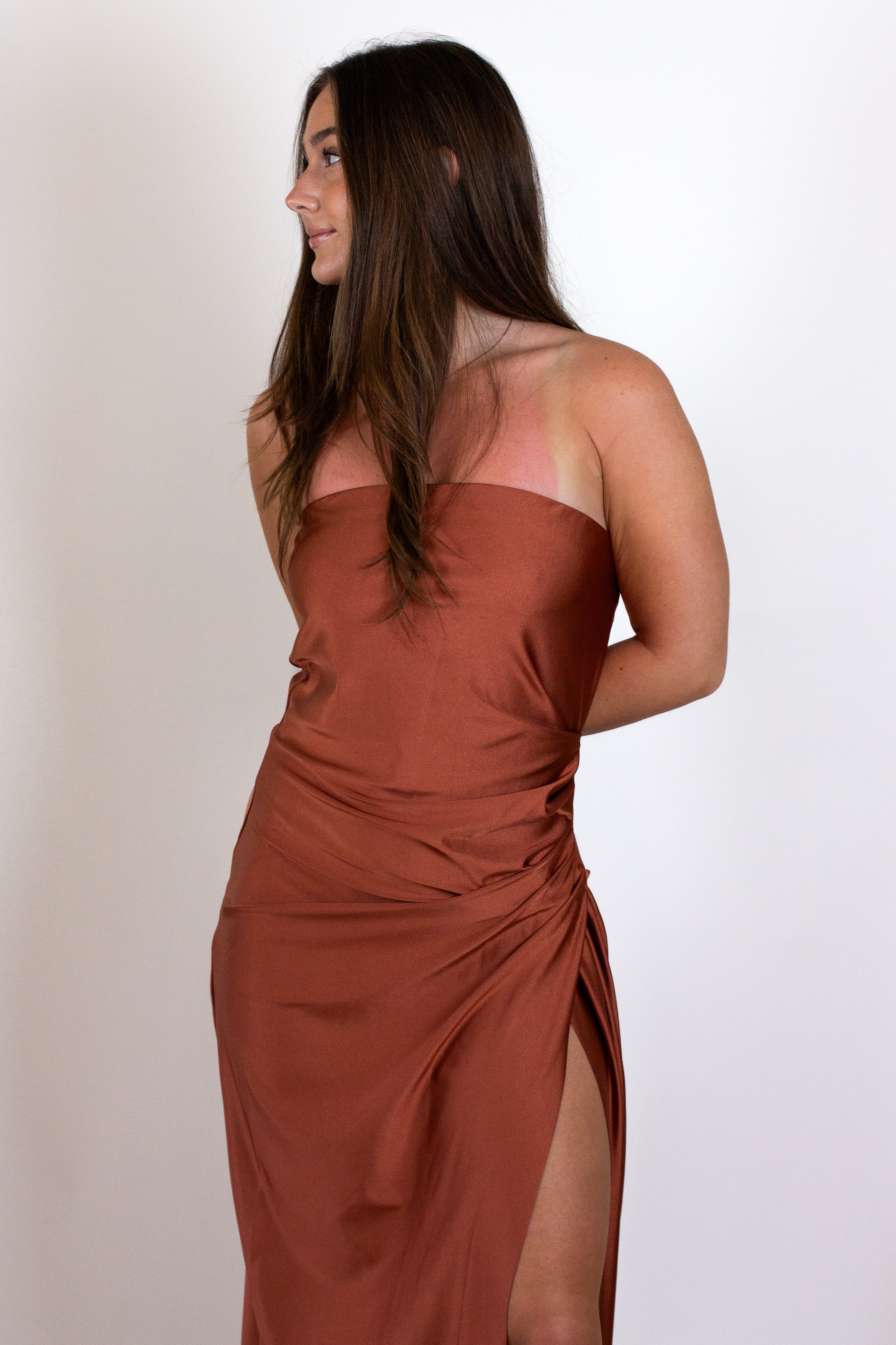 The Strapless Evening Dress