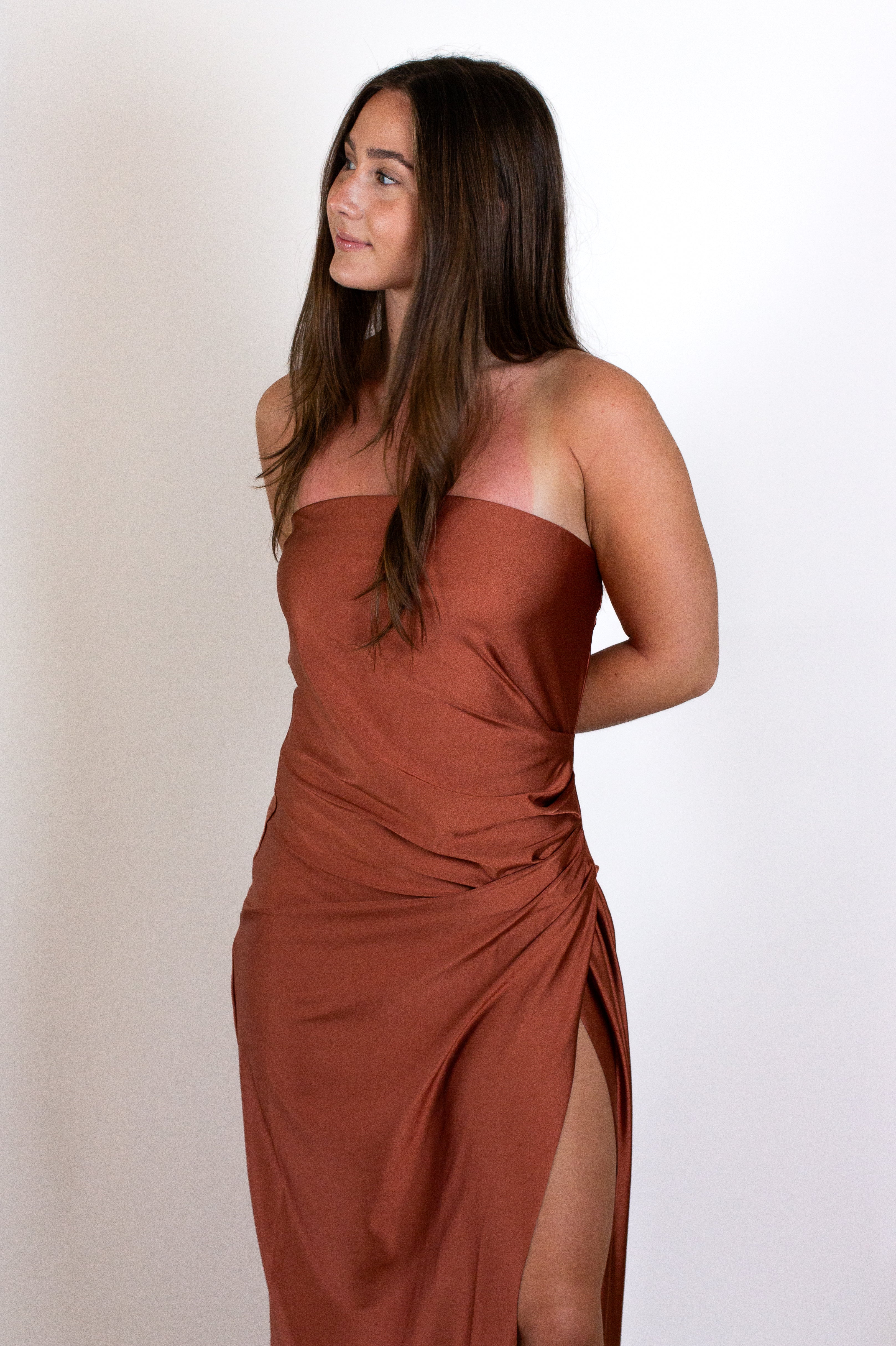 The Strapless Evening Dress