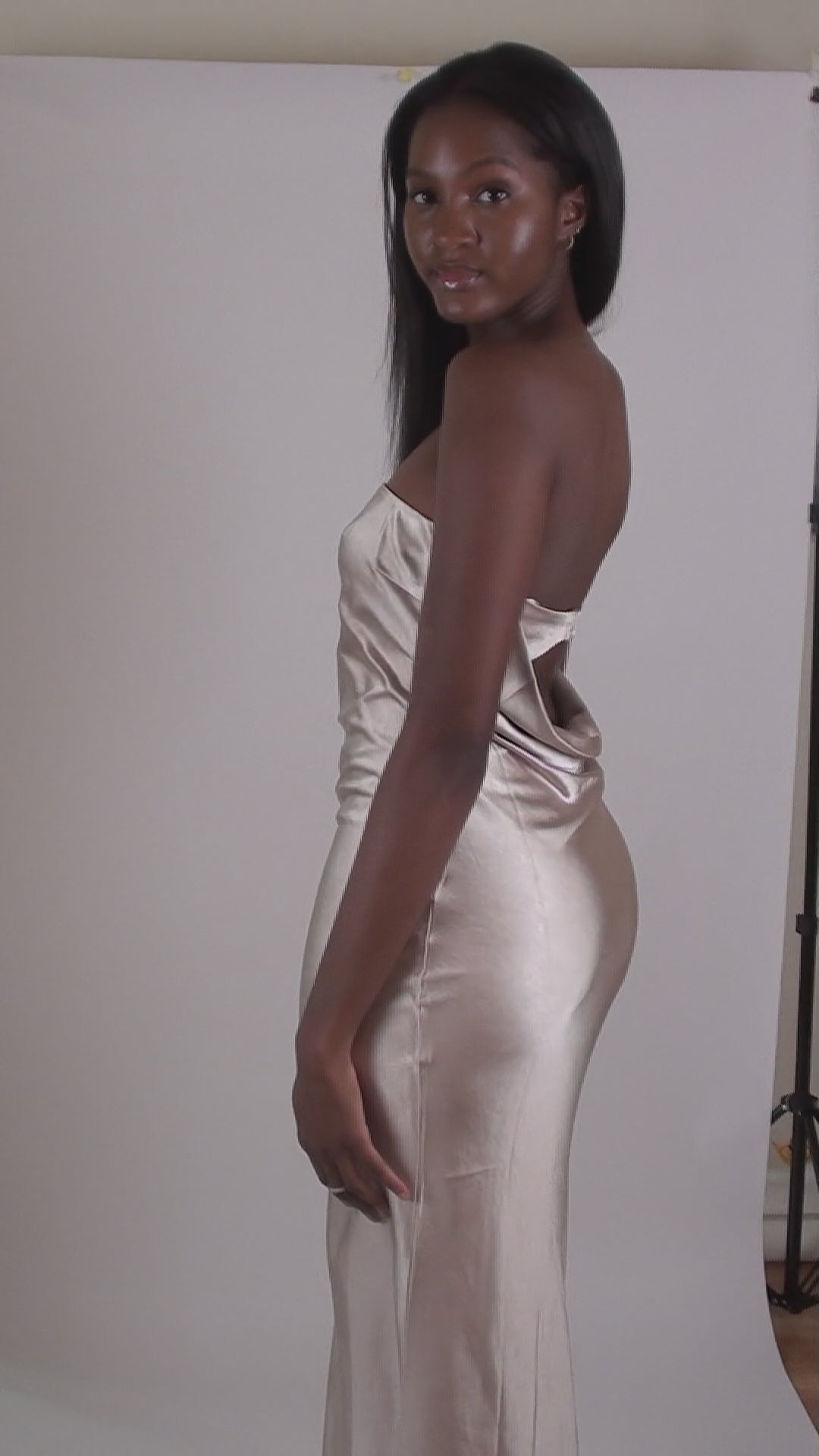 The Chrome Low Back Dress