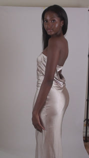 The Chrome Low Back Dress